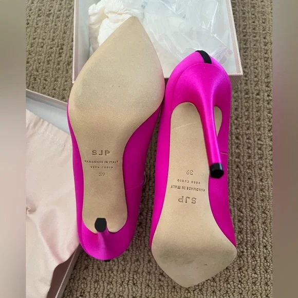 SJP by Sarah Jessica Parker - Fawn heel in “Candy” (fushia), 100mm heel, size 39 - Picture 3 of 7